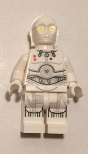 LEGO Minifigure -- K-3PO (75098)-Star Wars / Star Wars Episode 4/5/6 -- SW0725 -- Creative Brick Builders